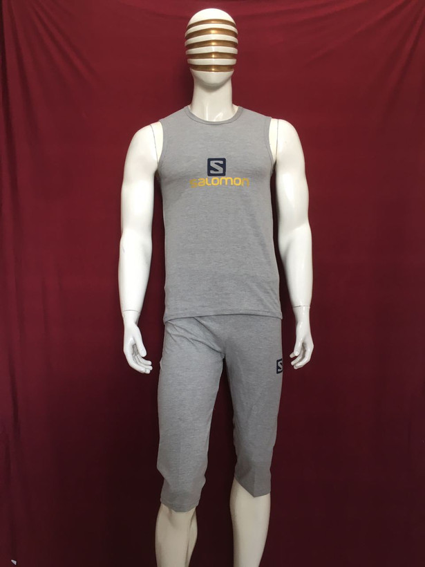 آستین حلقه ای و شلوارک نخی ست