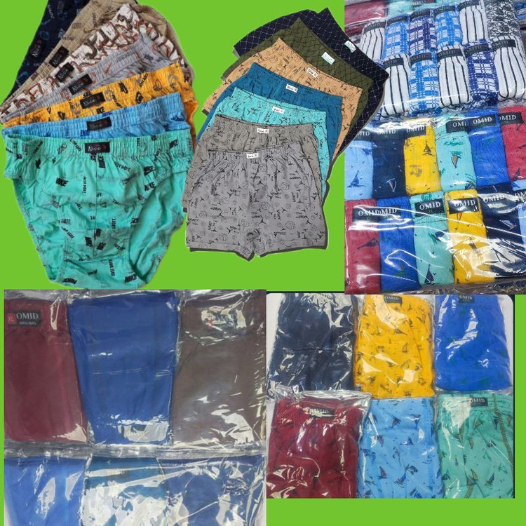 شورت ورزشی نخی پادار مردانه