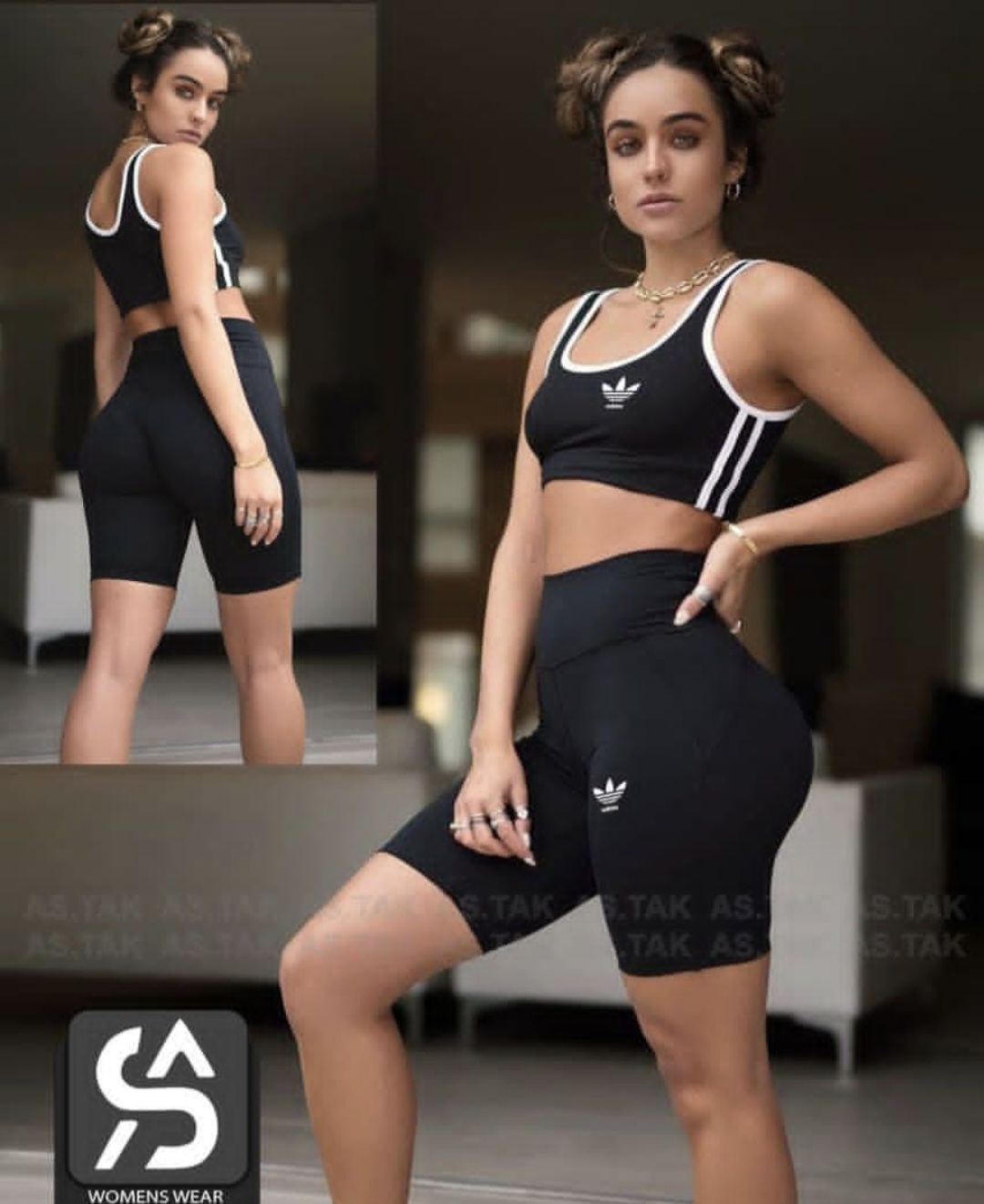 ست نیم تنه شلوارکfree size