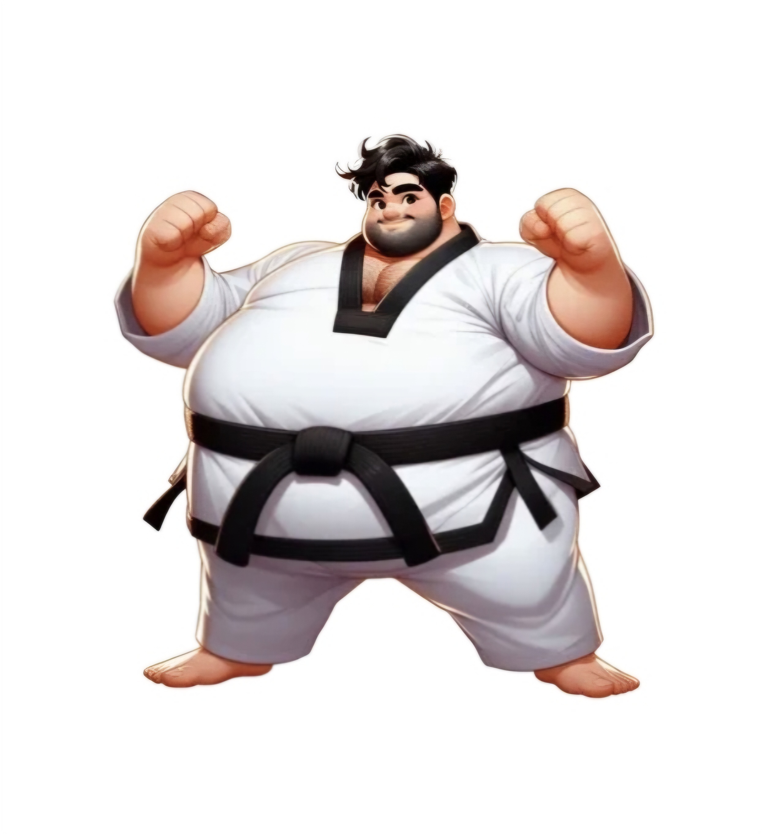 لباس تکواندو سایز بزرگ